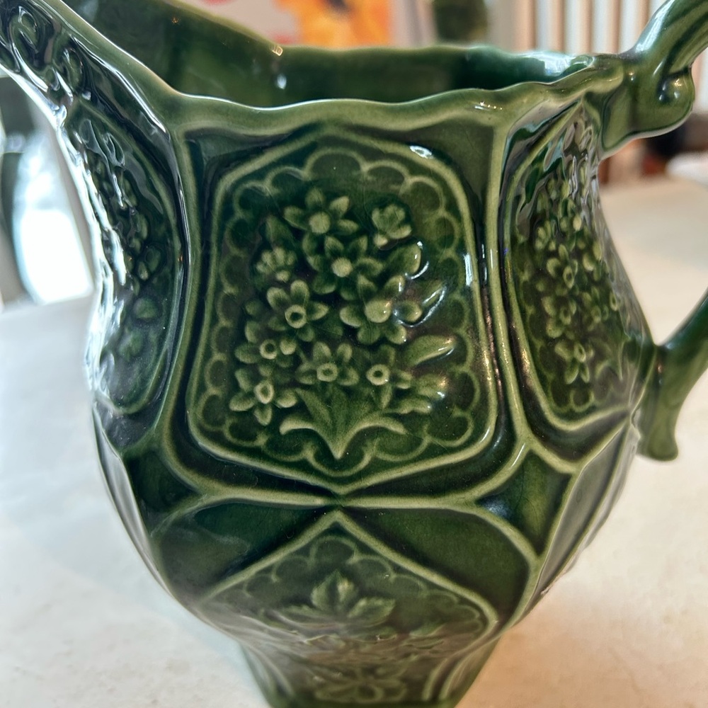 Portuguese ceramic pitcher